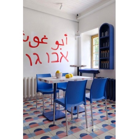 Silla Lerma azul para cafeterias