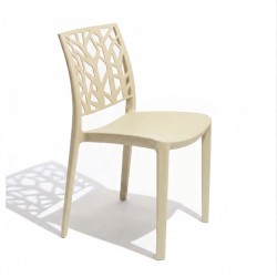 Silla Zasil beige para restaurantes