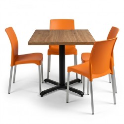 Mesa para restaurante 80x80 Lerma
