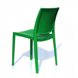 Silla Praxis Verde para restaurantes
