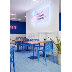 Silla Zasil  plastico apilable