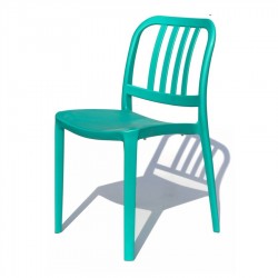 Silla Naval Turqueza para restaurantes