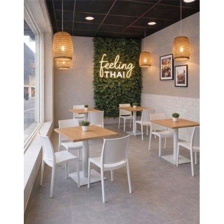 Silla Praxis Blanca silla para restaurantes