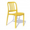 Silla Naval Amarillo para restaurantes cafeterias