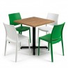 Mesa para restaurante Ambar con 4 sillas Praxis