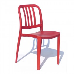 Silla Naval Roja para restaurantes cafeterias
