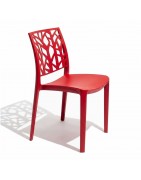 SIlla Zasil Lindo diseño con respaldo calado, en color bellos para restaurantes, cafeterias